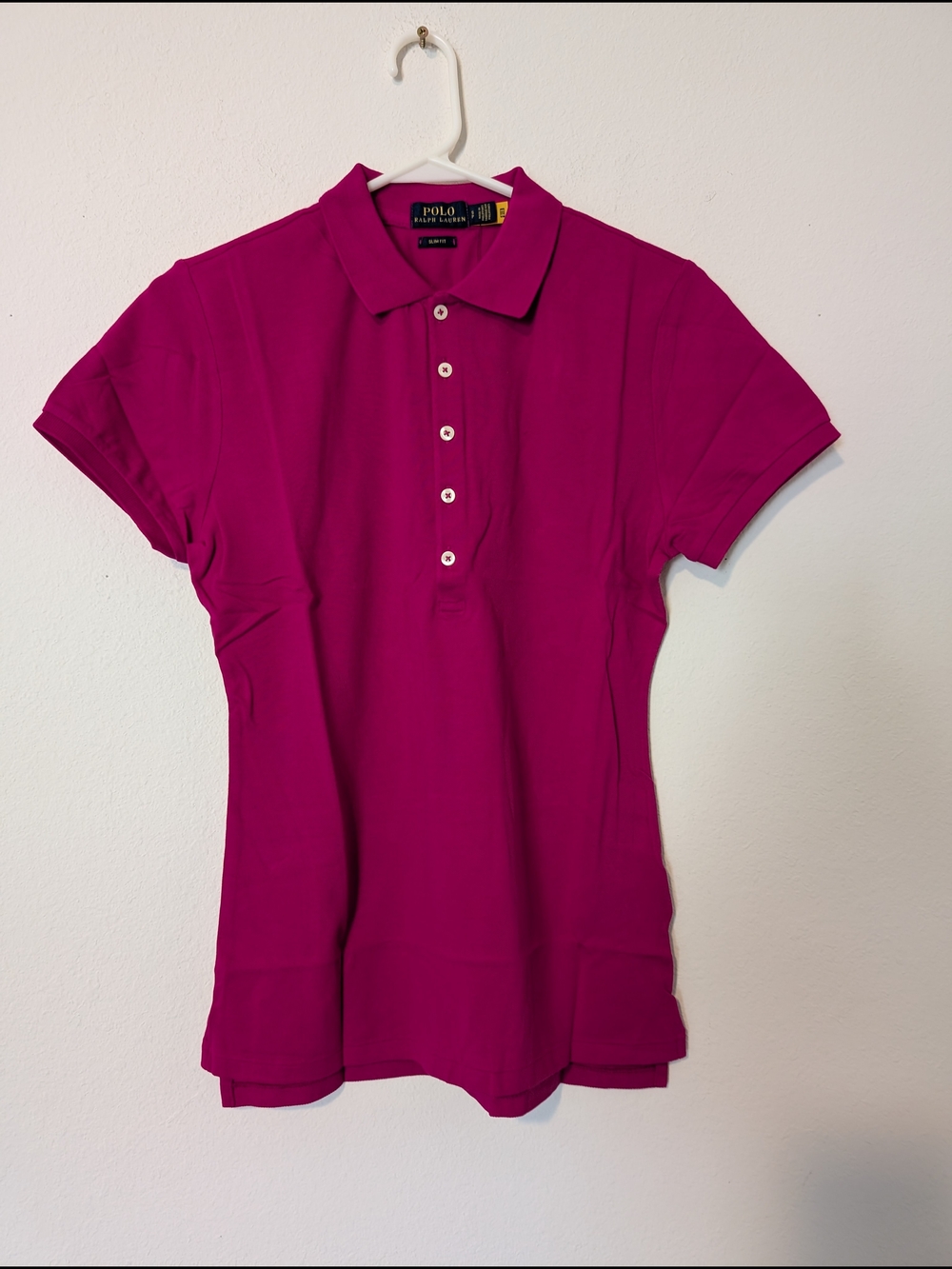 Polo by Ralph Lauren Women's Bright Fuchsia Short Sleeve Polo